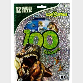 Sense | Klistermrker 100 stk + tegninger 12 stk, Dino