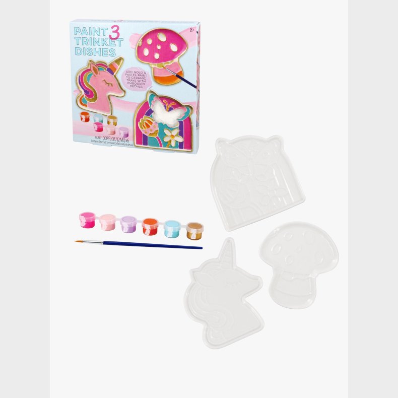 Alrico Kreast Mal Dine Smykkeplader 3 Stk.