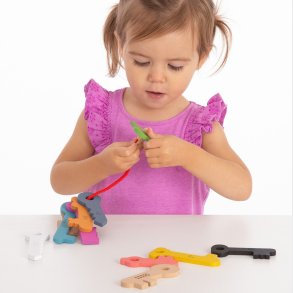 tickit | Ngler af tr - Regnbue, 11 stk