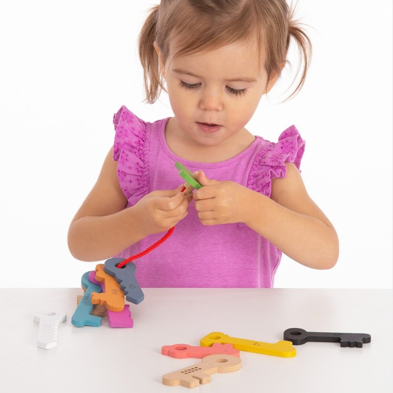 tickit | Ngler af tr - Regnbue, 11 stk