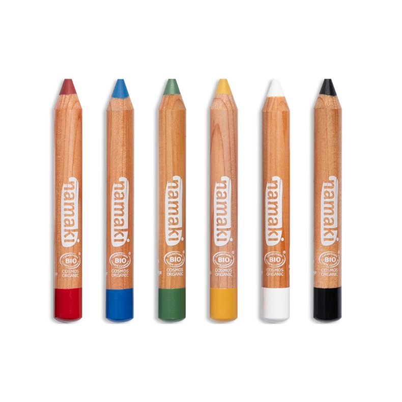 Namaki | Sminkeblyanter - Rainbow, 6 stk