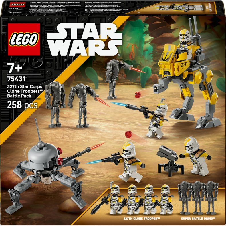 LEGO Star Wars 75431 Battle Pack med klonsoldater fra 327. stjernekorps