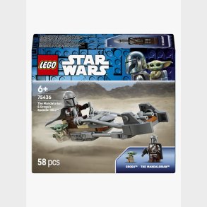 LEGO Star Wars 75436 Mandalorianeren og Grogus speederbike