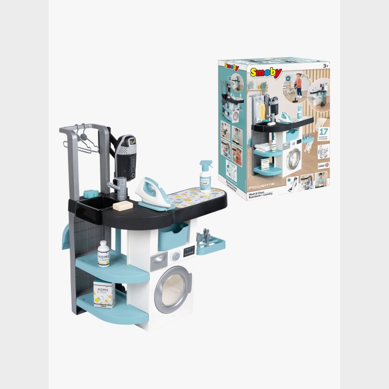 Smoby Rowenta Wash& Clean Vasket�js- og Reng�ringss�t