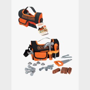 Smoby BLACK+DECKER Vrktjstaske i Stof 21 Dele
