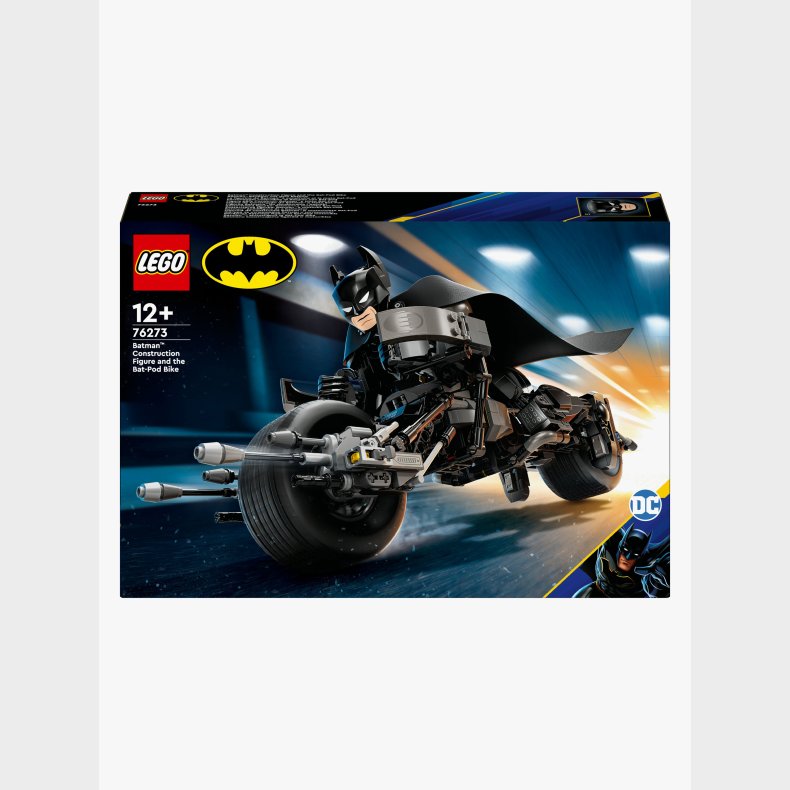 LEGO Super Heroes 76273 Byg selv-figur af Batman og Batpod-motorcyklen