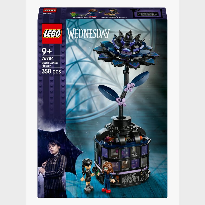 LEGO Wednesday 76784 Sort dahlia-blomst