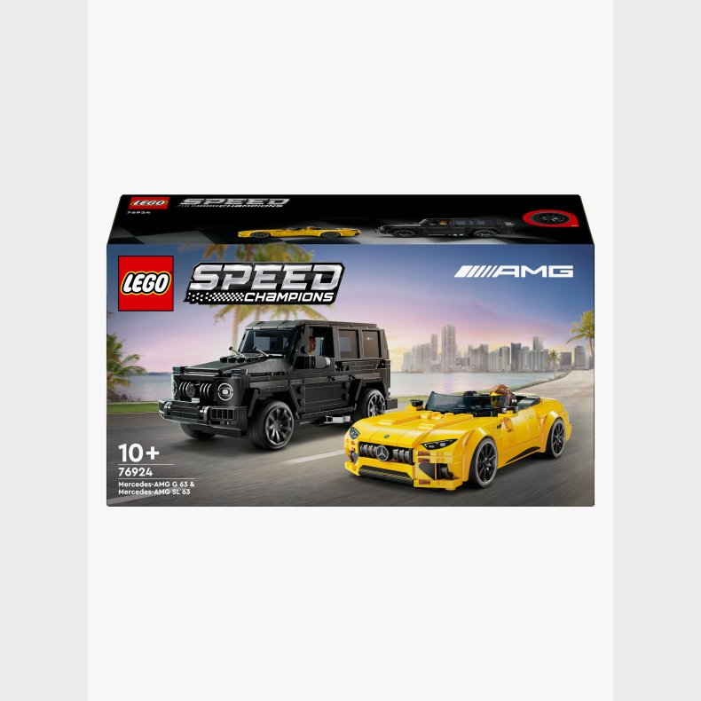 LEGO Speed Champions 76924 Mercedes-AMG G 63 og Mercedes-AMG SL 63