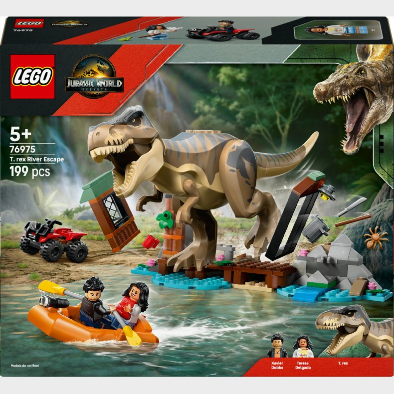 LEGO Jurassic World 76975 Bdflugt fra T. rex