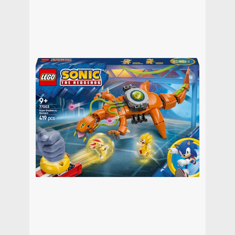 LEGO Sonic 77003 Super Shadow mod Biolizard