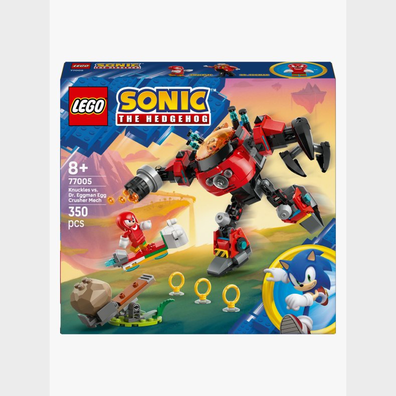LEGO Sonic 77005 Knuckles mod dr. Eggmans Egg Crusher-mech