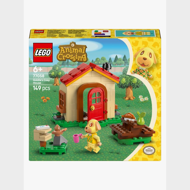 LEGO Animal Crossing 77058 Goldie i sit hyggelige hus