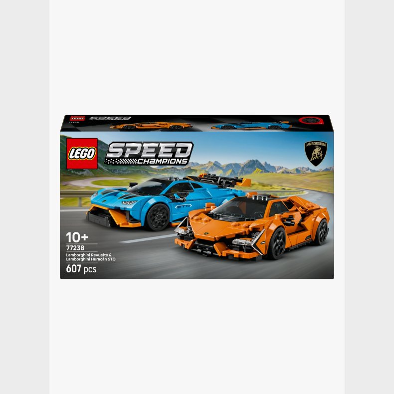 LEGO Speed Champions 77238 Lamborghini Revuelto og Hurac�n STO