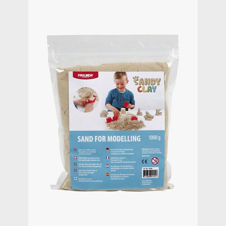 Sandy Clay Modellersand 1 kg, Beige