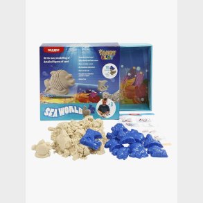 Sandy Clay Modellersand Sea World Set, Beige