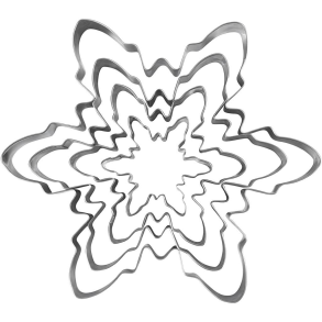 Creativ Company | Udstiksforme - Snefnug, 4 stk