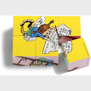 Pippi Langstr�mpe -  Pusleklodser, 6 Stk