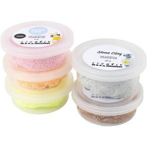 Creativ Company | Stone Clay & Foam Clay - Gyldent mix