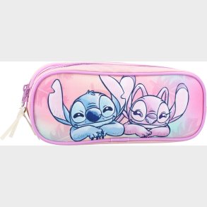 Disney Lilo &  Stitch Dobbelt Penalhus Wild Energy, Pink