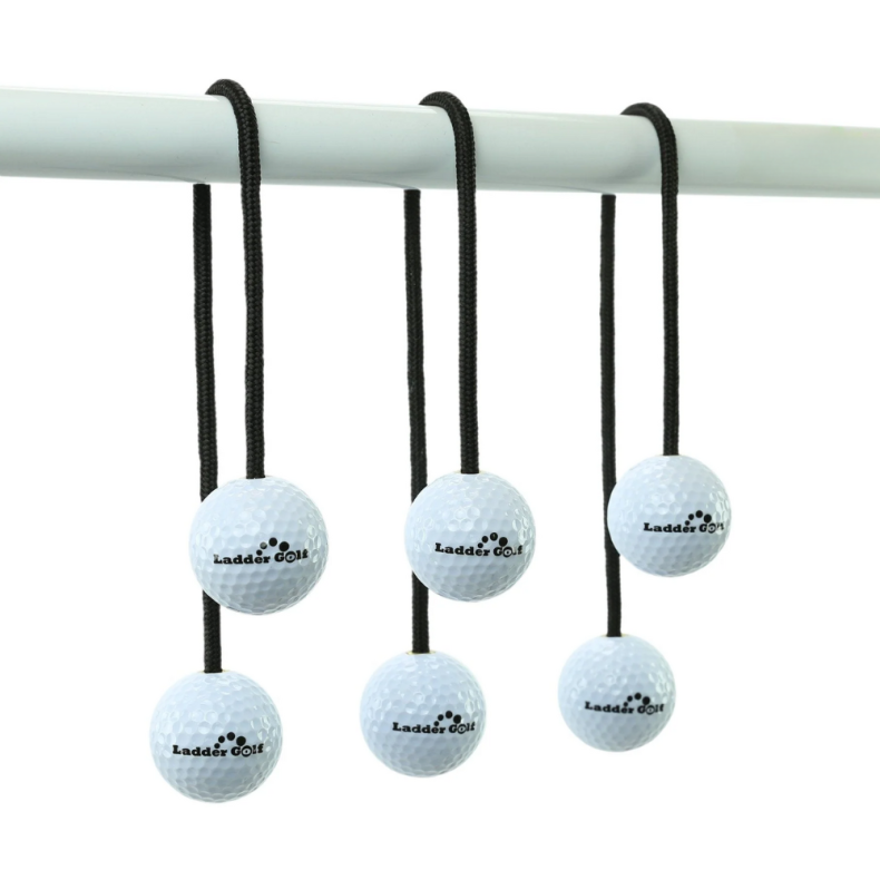 VIVERE | Bolde til stigegolf af tr� - Flere farver, 3 stk Hvid