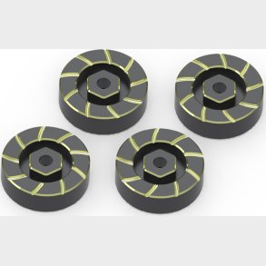 7mm Hex Hub Weight Set (brass/4pcs) - Hp161151 - Hpi Racing