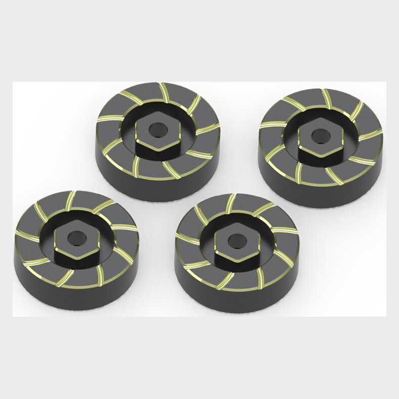 7mm Hex Hub Weight Set (brass/4pcs) - Hp161151 - Hpi Racing