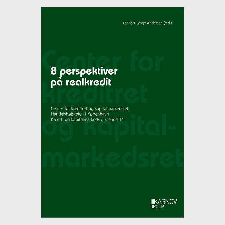 8 Perspektiver P Realkredit - Lennart Lynge Andersen - Bog