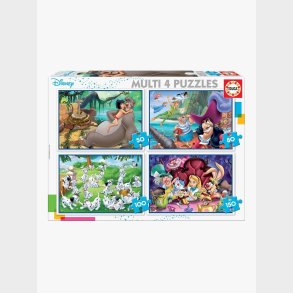 Educa Disney Classics Puslespil 4-i-1