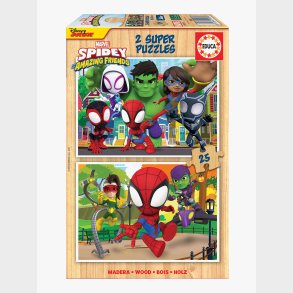 Educa Spidey And His Amazing Friends Puslespil 2x25 Brikker