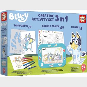 Educa Bluey Kreativt Aktivitetsst 3-i-1