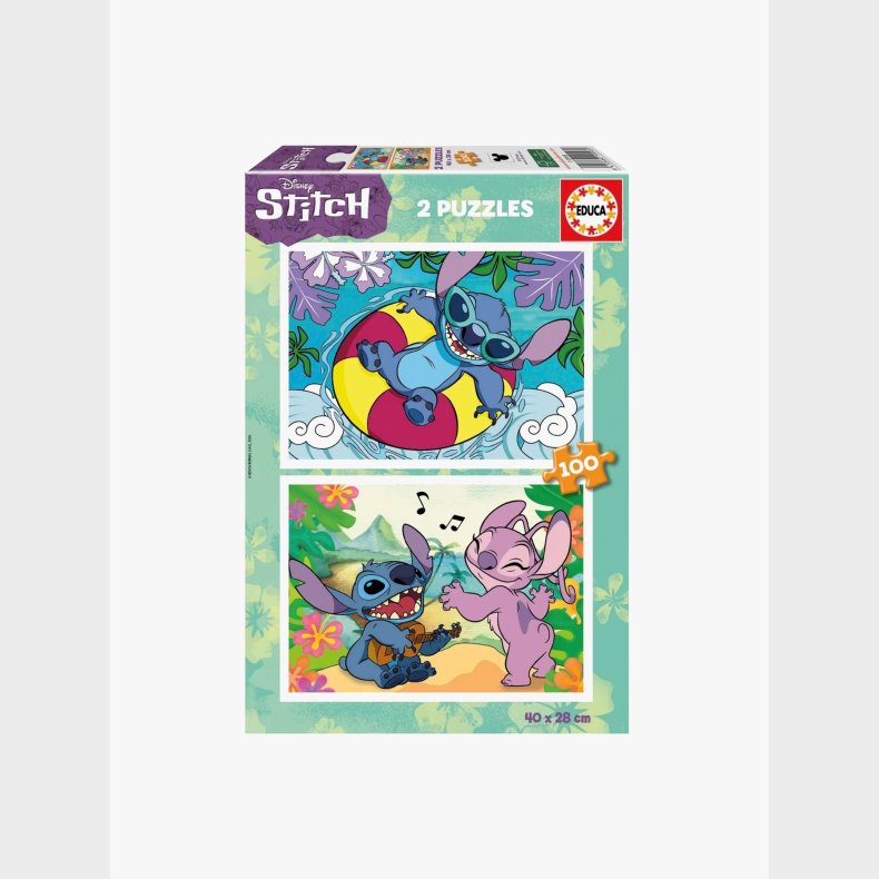 Educa Stitch Puslespil 2x100 Brikker