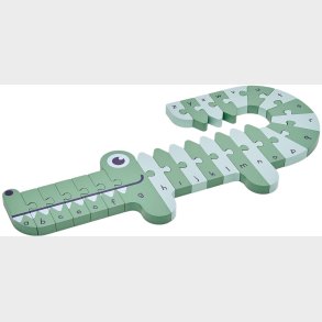 MooverToys A,B,C Puslespil Krokodille, Gr�n
