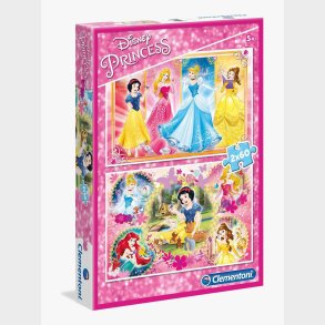 Clementoni Disney Princess Puslespil 2-i-1