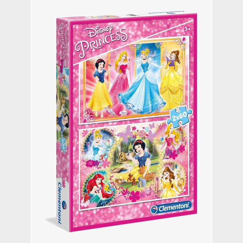 Clementoni Disney Princess Puslespil 2-i-1