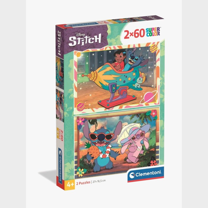 Clementoni Disney Stitch Puslespil 2-i-1