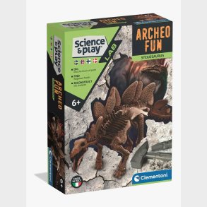 Clementoni Science &  Play Udgravningsst Stegosaurus