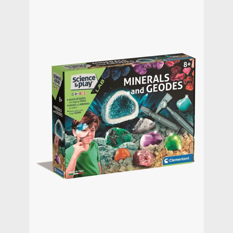 Clementoni Science &  Play Forskerst Mineraler