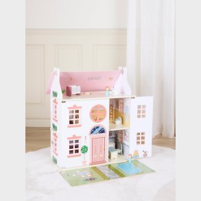 Alice &  Fox Dukkehus med Mbel &  4 Dukker, Pink