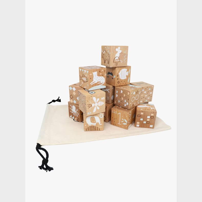 Nordic Play Tr�klodser 16 Stk., Natur