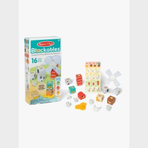 Melissa &  Doug Blockables Byggest Bondegrdsdyr 16 Dele