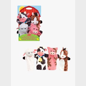 Melissa &  Doug H�nddukker Bondeg�rdsdyr 4-pak