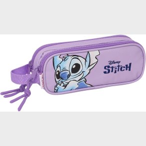 Disney Lilo and Stitch Dobbelt Penalhus Sweet, Bl/Lilla