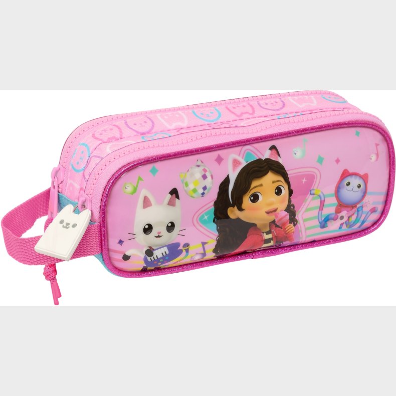 Gabby's Dollhouse Dobbelt Penalhus Party, Lyserd