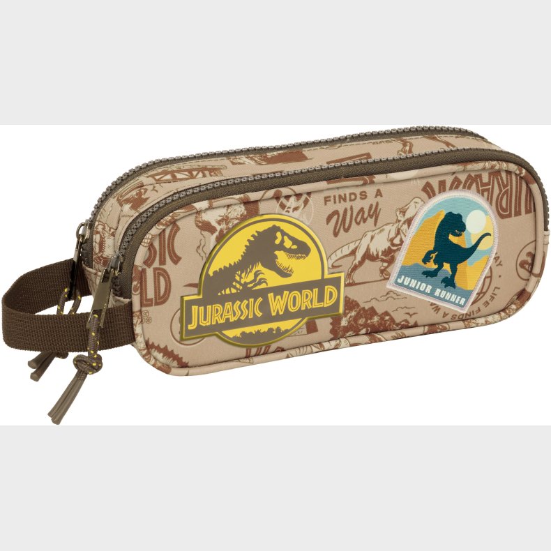 Jurassic World Dobbelt Penalhus, Sandfarvet