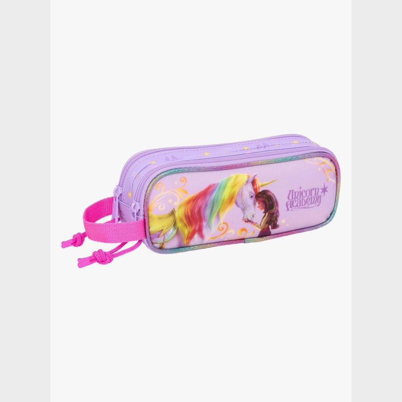 Unicorn Academy Dobbelt Penalhus, Lilla