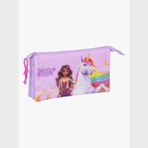 Unicorn Academy Penalhus med 3 Rum, Lilla