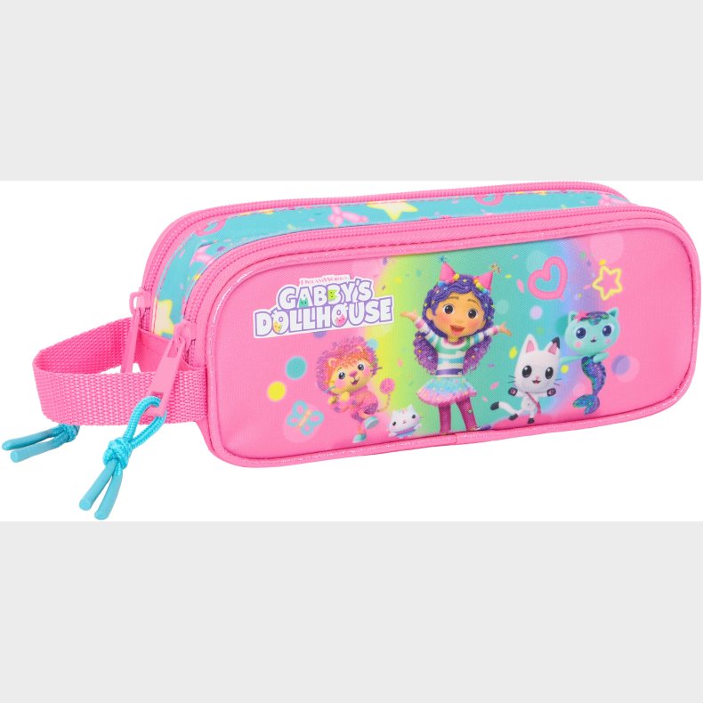 Gabby's Dollhouse Dobbelt Penalhus, Confetti