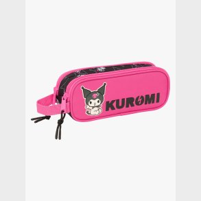 Hello Kitty Kuromi Dobbelt Penalhus, Lyser�d/sort