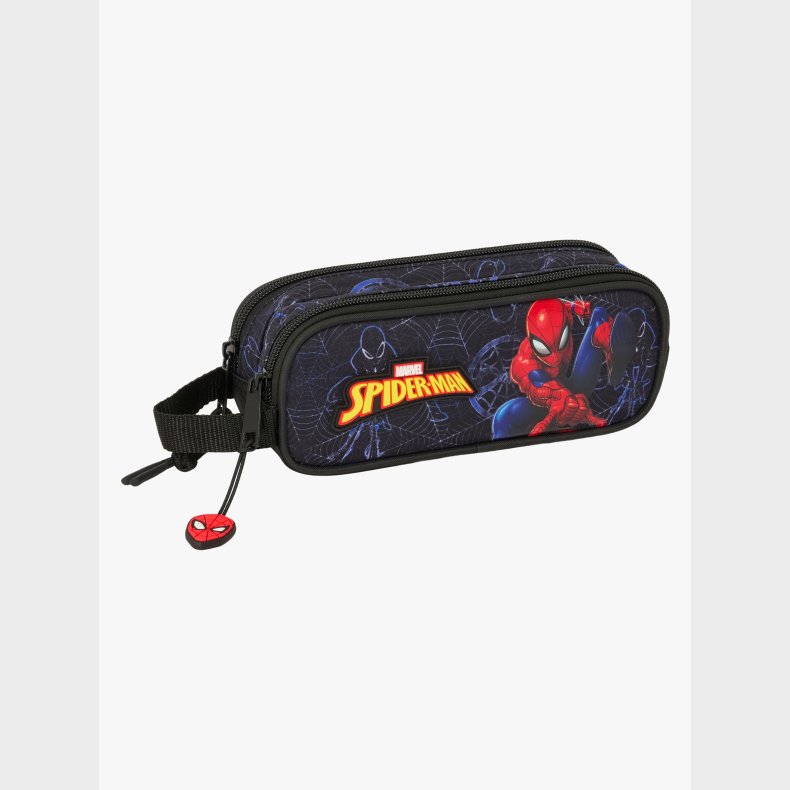 Marvel Spider-Man Dobbelt Penalhus Attack, Sort/Bl�