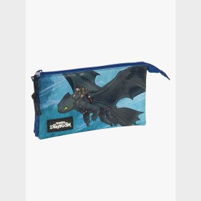 Sdan Trner Du Din Drage Penalhus med 3 Rum, Bl